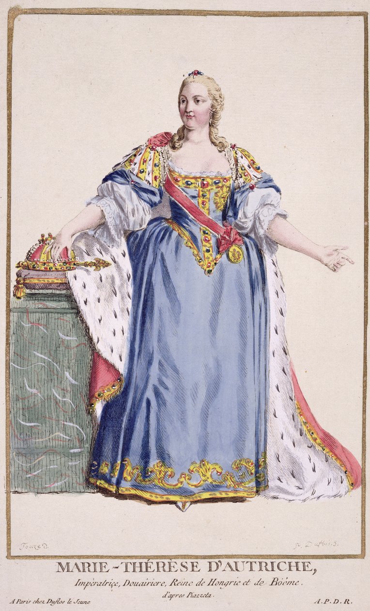 Maria Theresia (1717-80) Kejsarinna av Österrike, från 