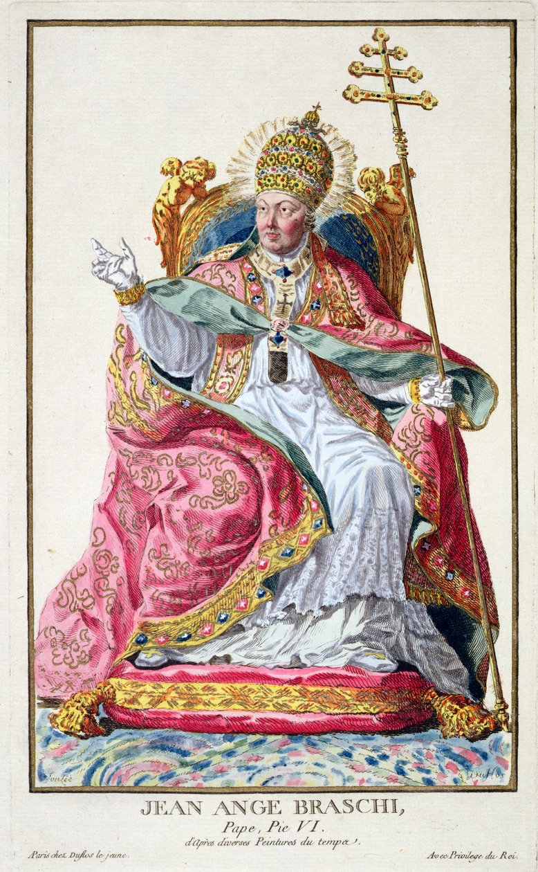 Påve Pius VI (1717-99) från 