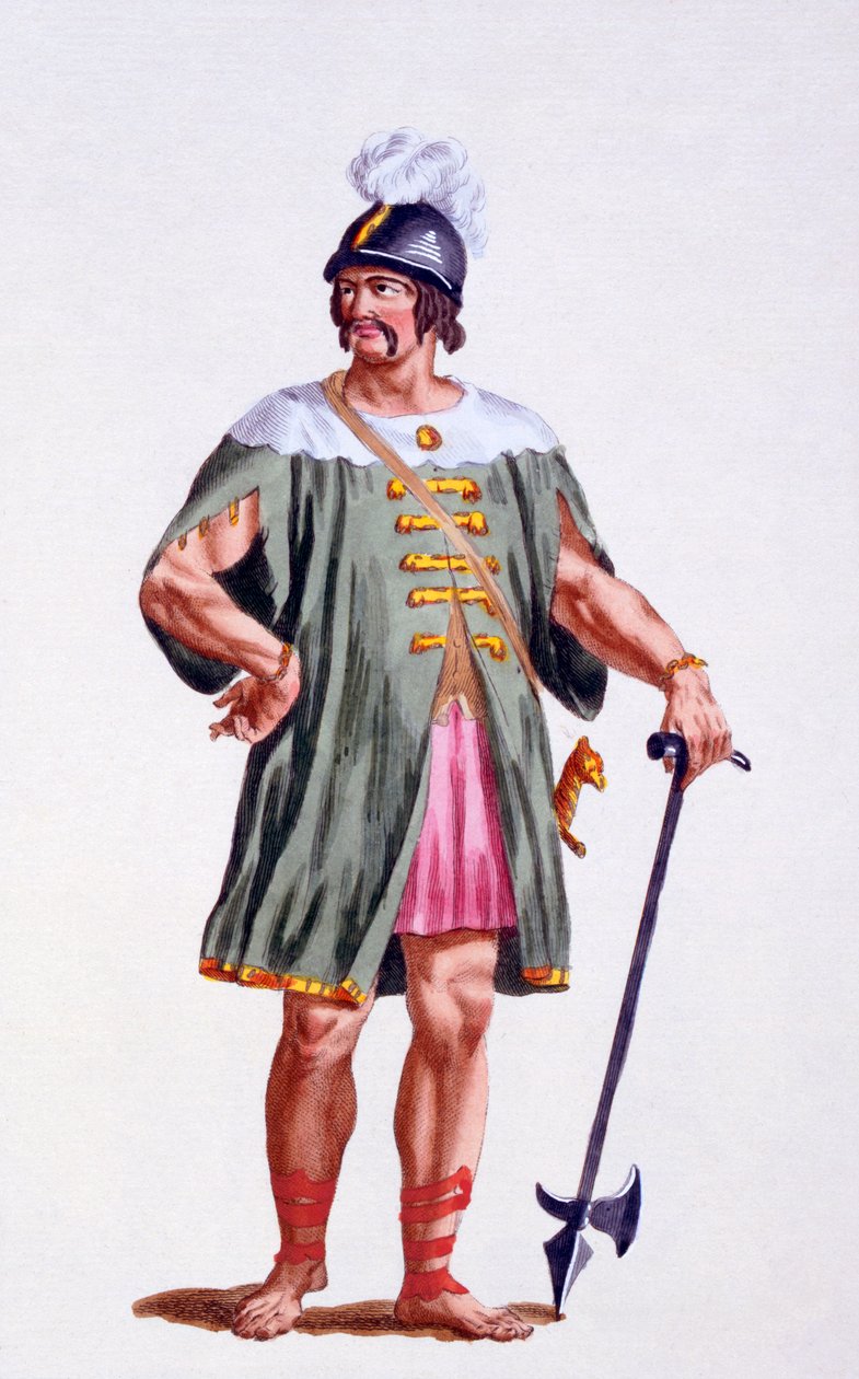 Soldat från Danmark, 1780 av Pierre Duflos
