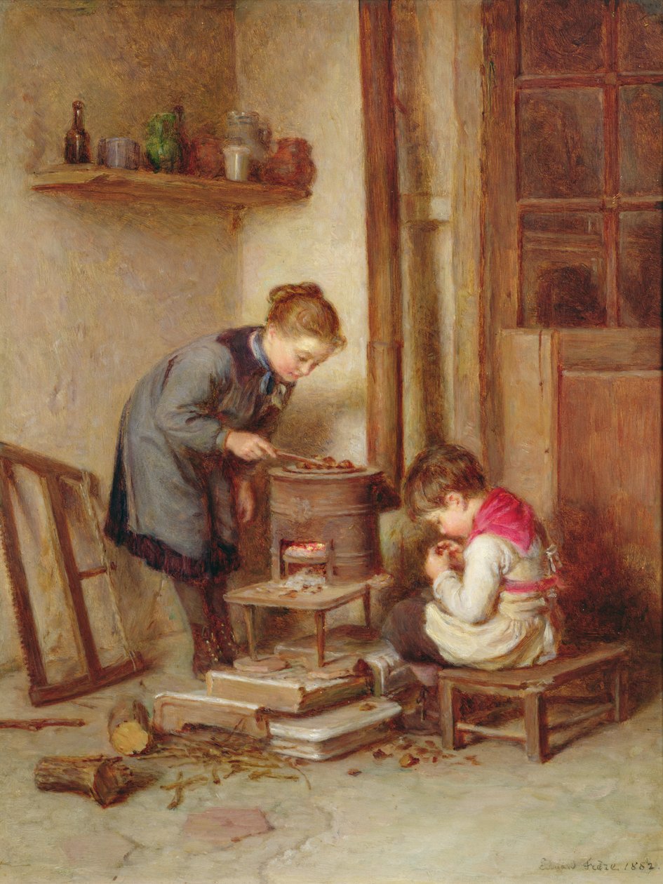 Rosta kastanjer, 1882 av Pierre Edouard Frere