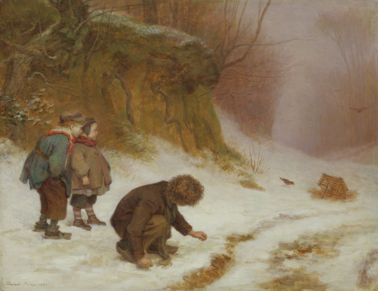 Fågelfångaren, 1869 av Pierre Edouard Frere