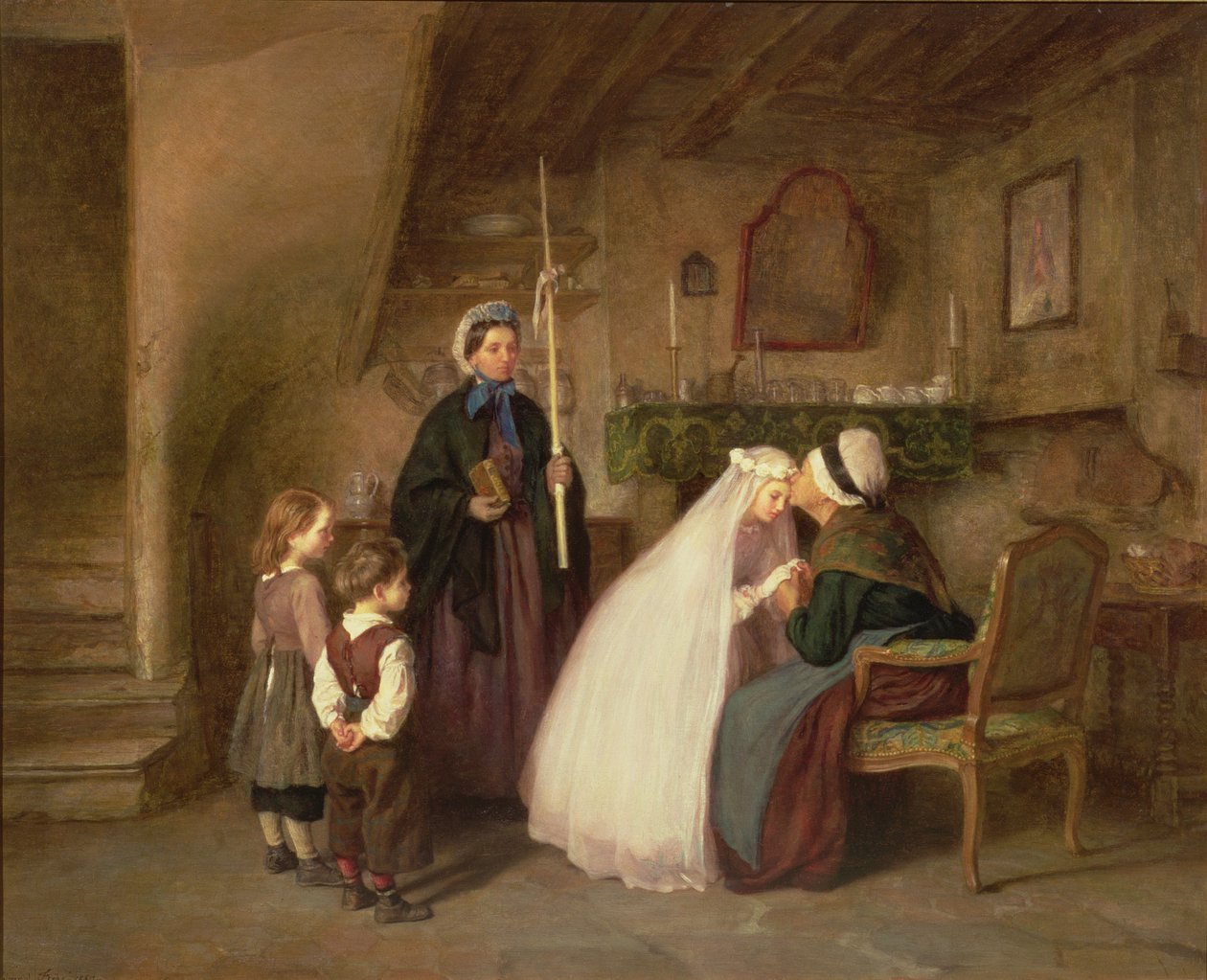 Första nattvarden av Pierre Edouard Frere