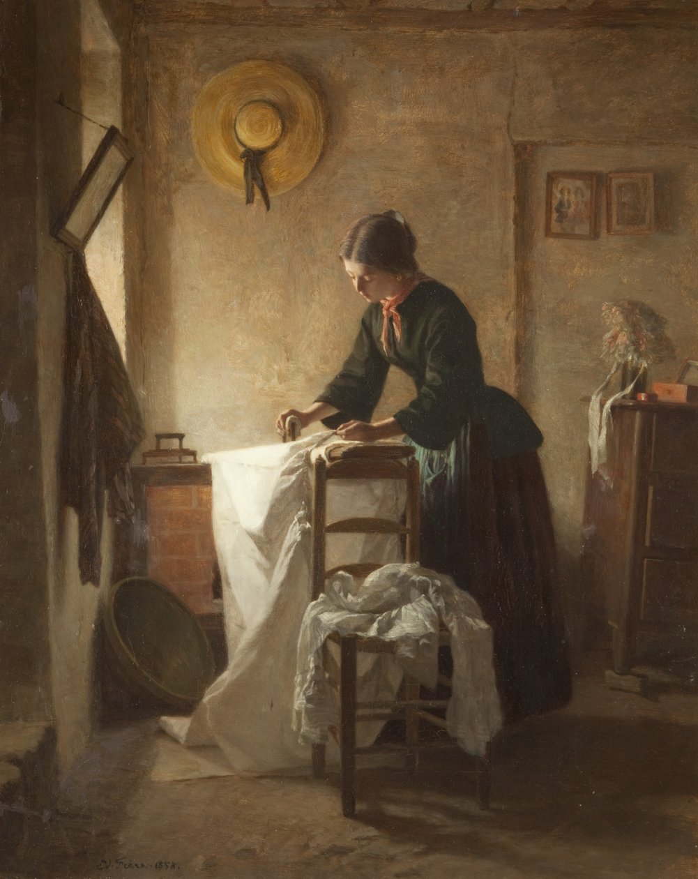 Tvätterskan av Pierre Edouard Frere