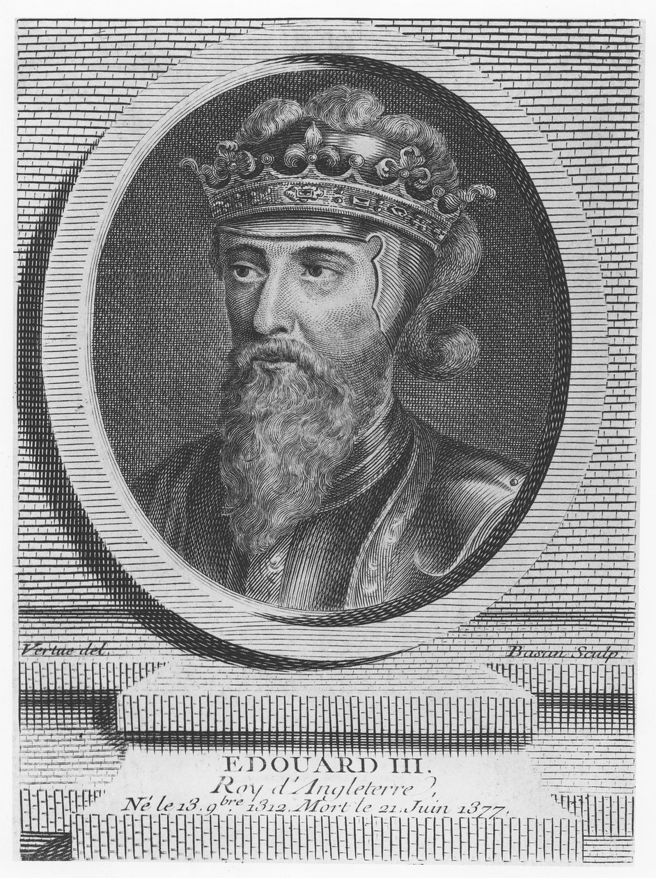 Edward III, kung av England av Pierre François Basan