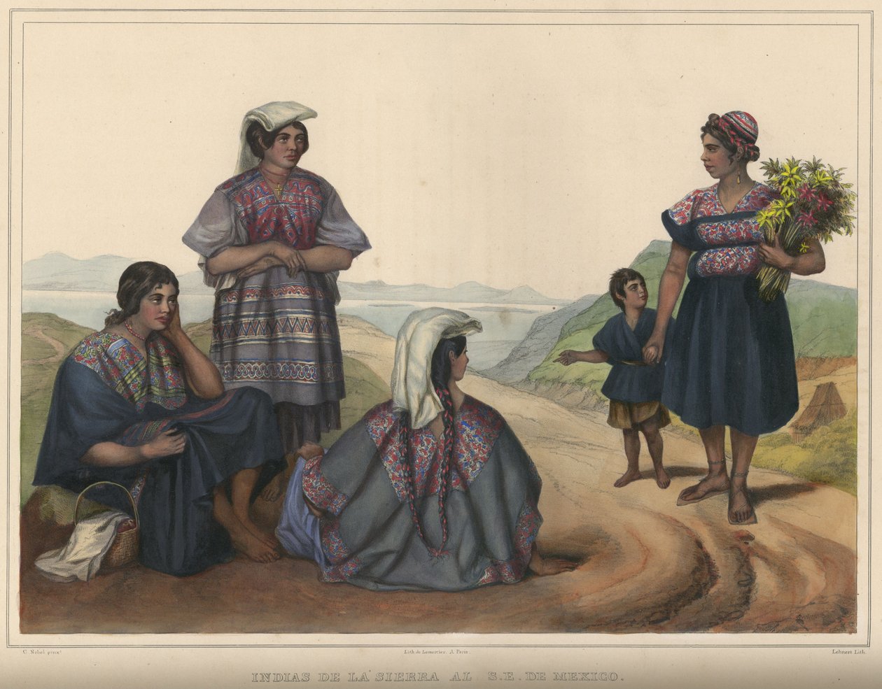 Indias de la Sierra al S. E. De Mexico av Pierre Frédéric Lehnert