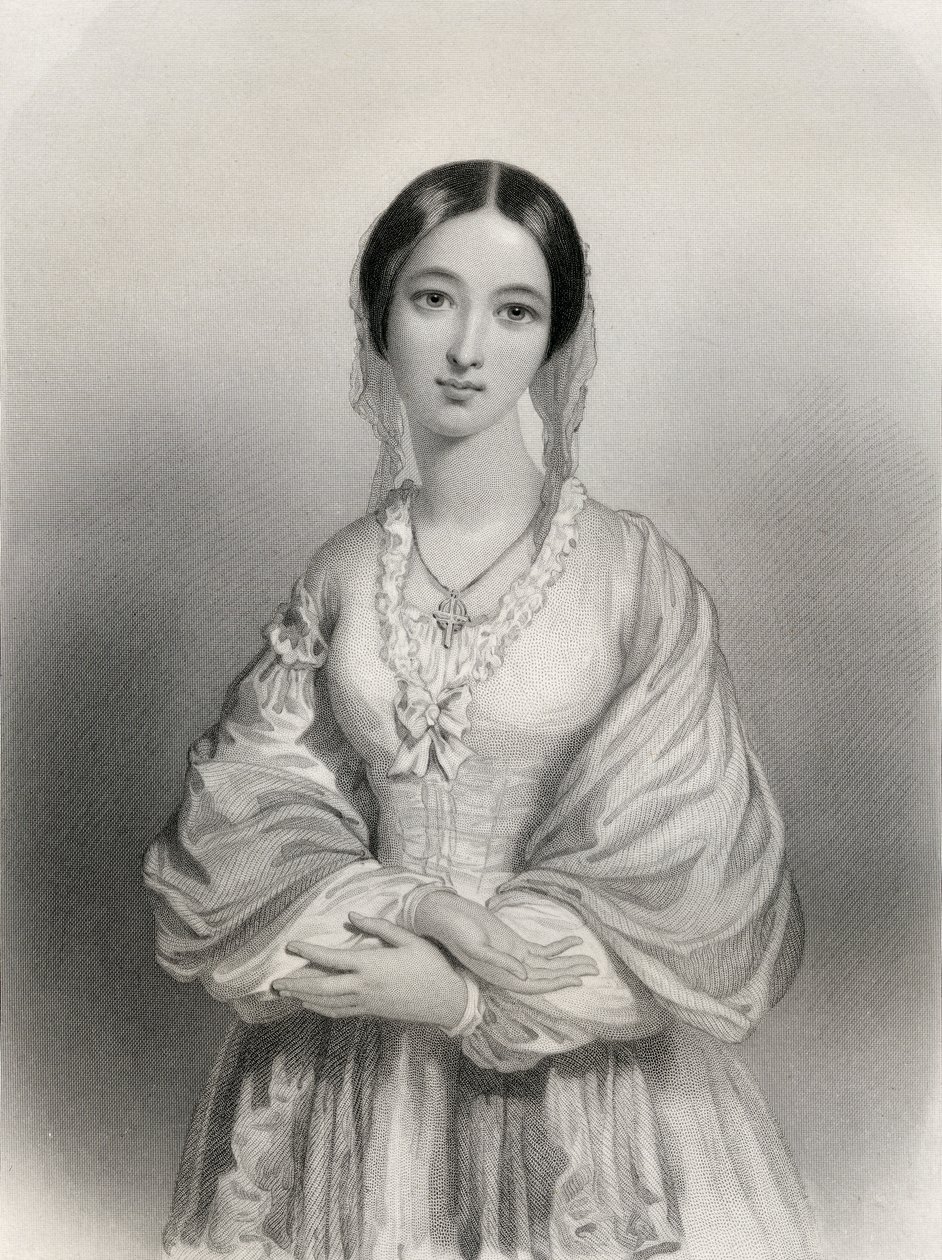 Florence Nightingale (1820-1910) illustration från 