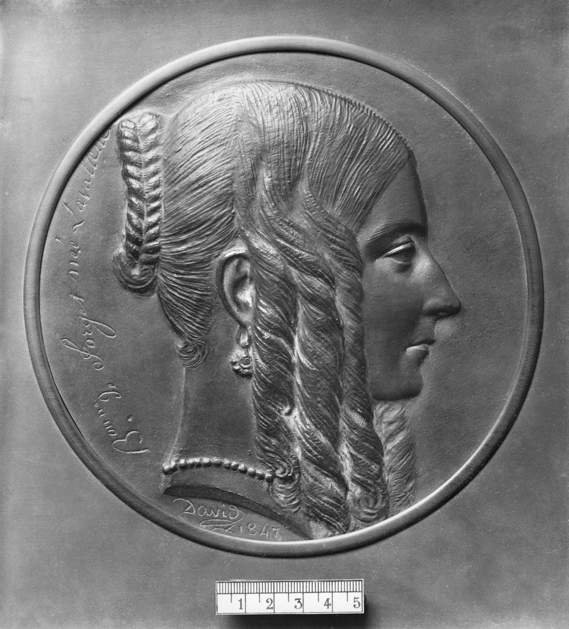 Baronne de Forget, född Lavalette, 1847 (brons) av Pierre Jean David d