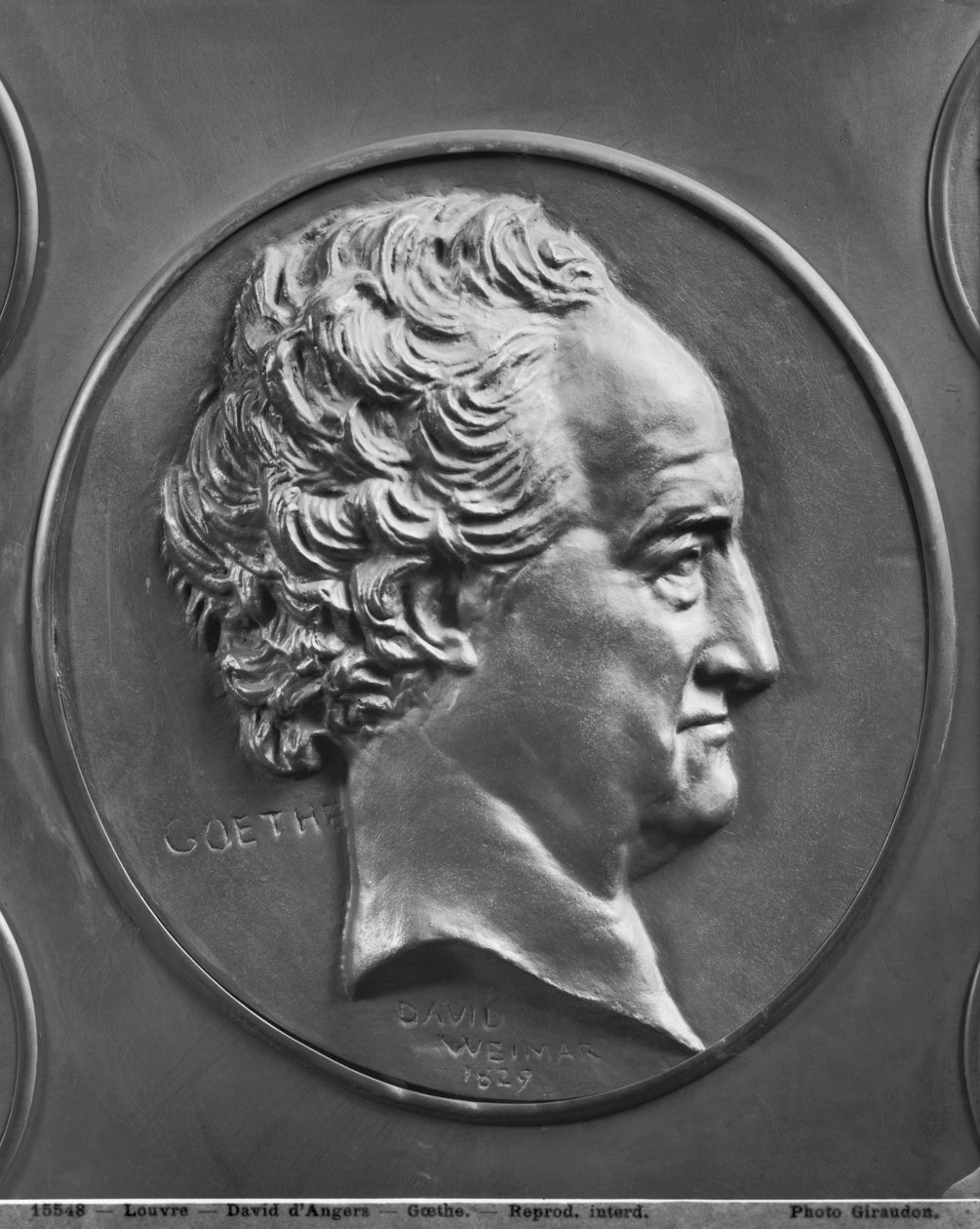 Johann Wolfgang von Goethe, 1829 (brons) av Pierre Jean David d