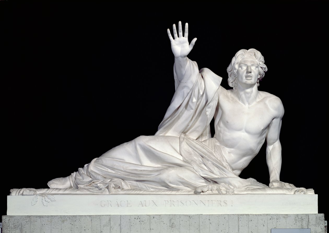 Monument till minnet av Charles-Artus de Bonchamps (1759-93) 1825 (gips) av Pierre Jean David d