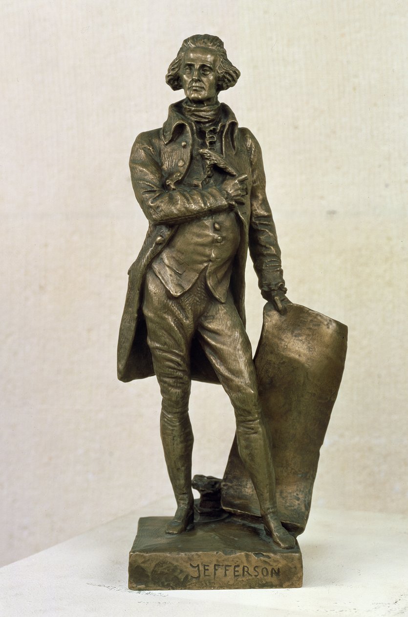 Thomas Jefferson (1743-1826) (brons) av Pierre Jean David d