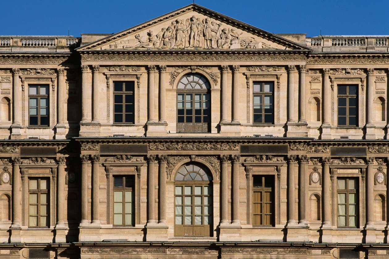 Cour Carree, norra flygeln av Pierre Lescot