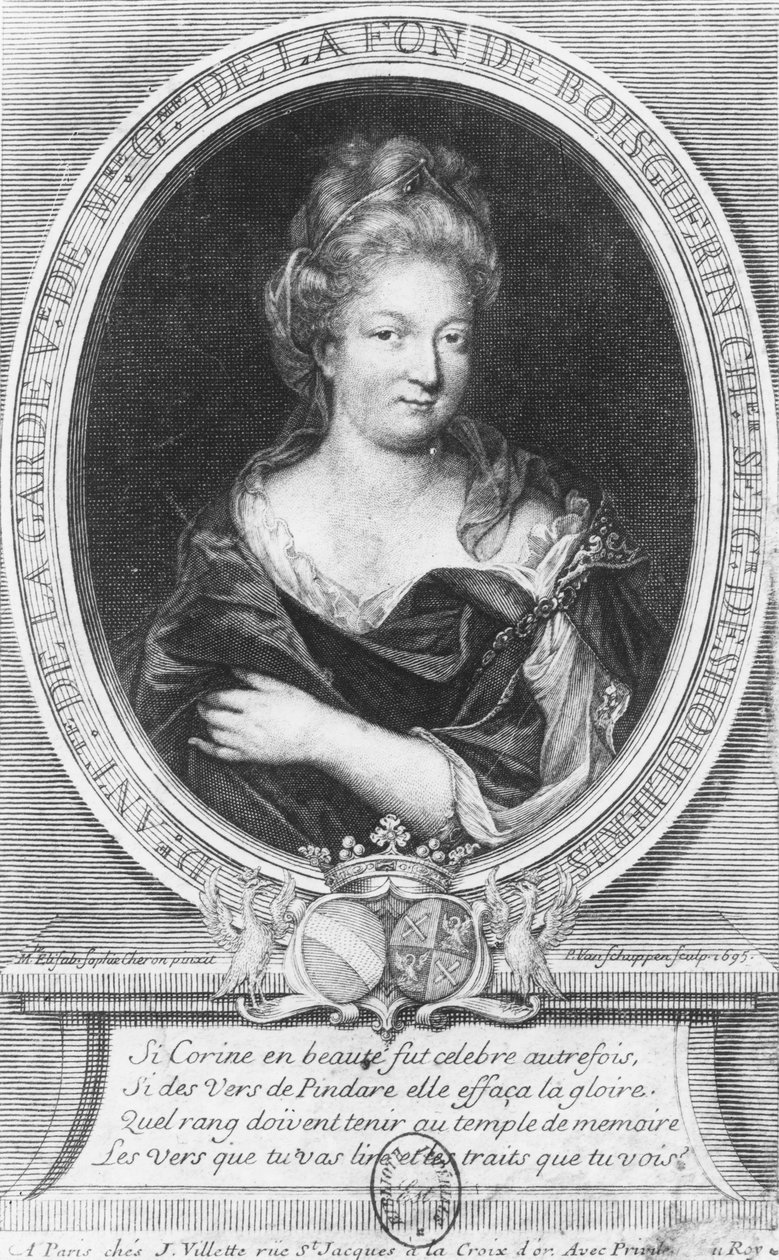 Antoinette Du Ligier från Deshoulières-gardet av Pierre Louis van Schuppen
