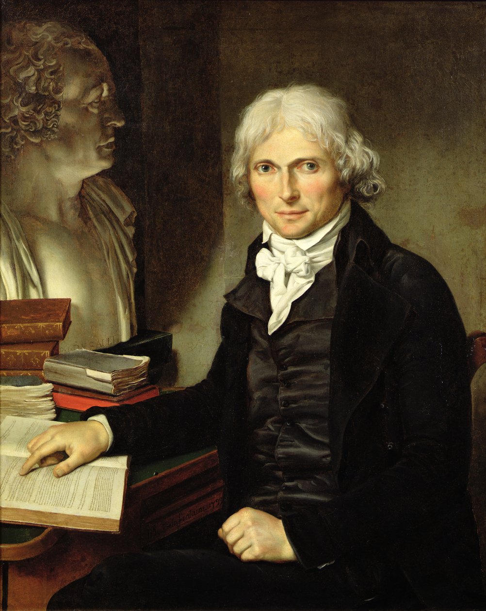 Porträtt av Francois Xavier Bichat (1771-1802) av Pierre Maximilien Delafontaine