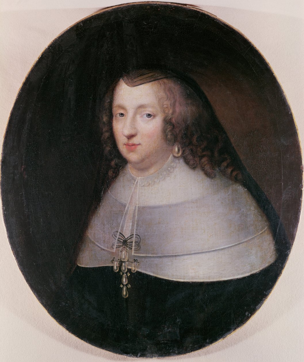 Anne av Österrike (1601-66) Spaniens infanta och Frankrikes drottning av Pierre Mignard