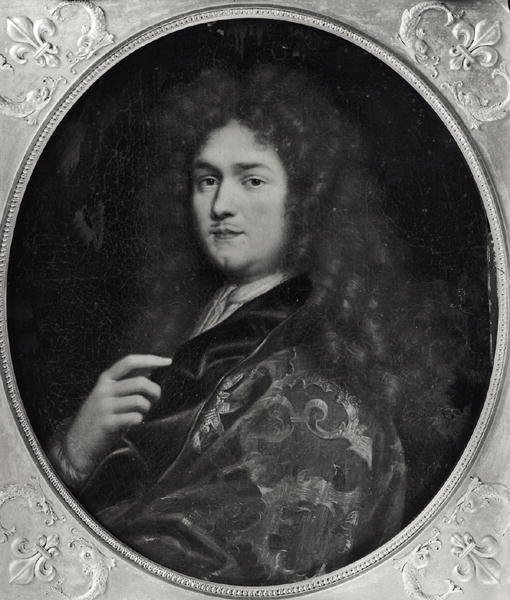 Porträtt av Jean-Baptiste Colbert (1651-90) Marquis de Seignelay av Pierre Mignard