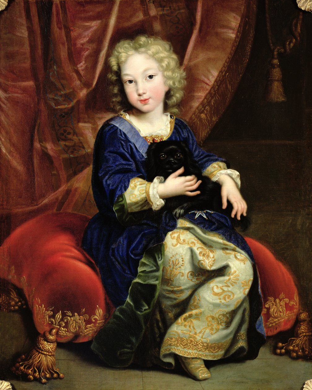Porträtt av Philippe de France (1683-1746) framtida kung Filip V av Spanien, 1686 av Pierre Mignard