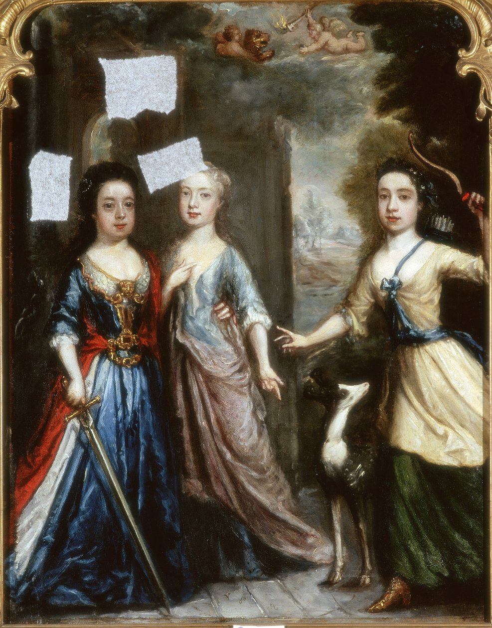 Porträtt av tre barn av Pierre Mignard