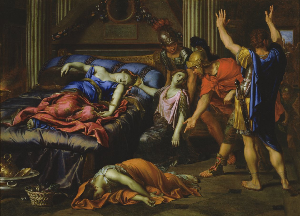 Kleopatras död av Pierre Mignard