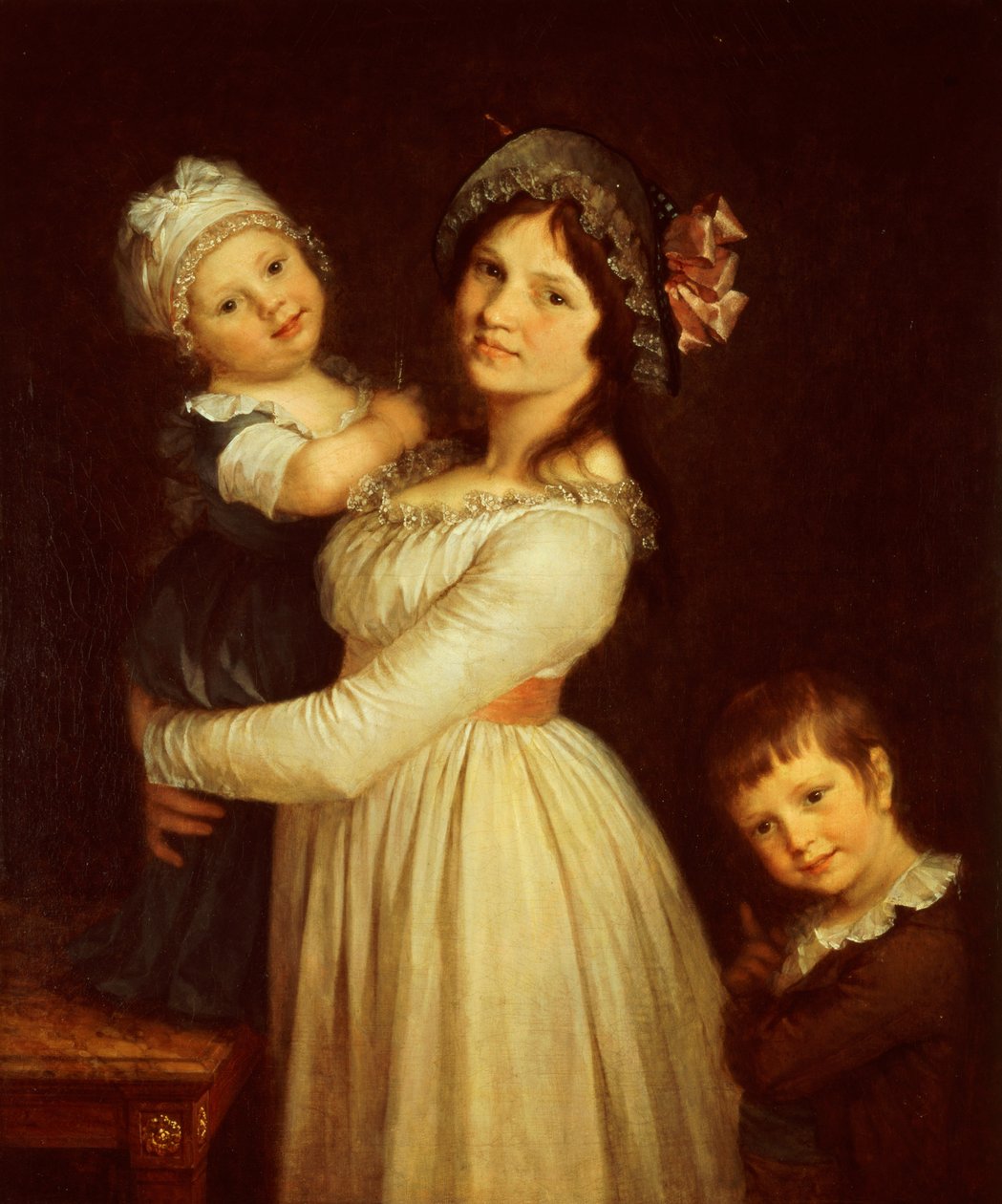 Familjeporträtt av Madame Anthony och hennes barn, 1785 av Pierre Paul Prudhon