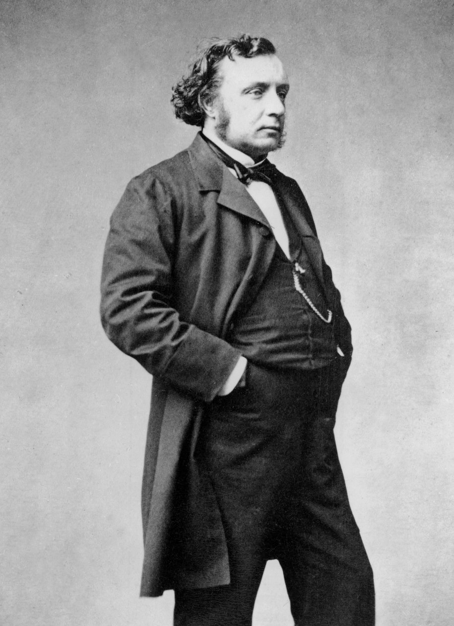 Porträtt av Ernest Picard av Pierre Petit