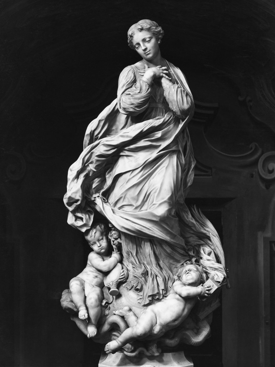 Obefläckad avlelse, c.1665 av Pierre Puget