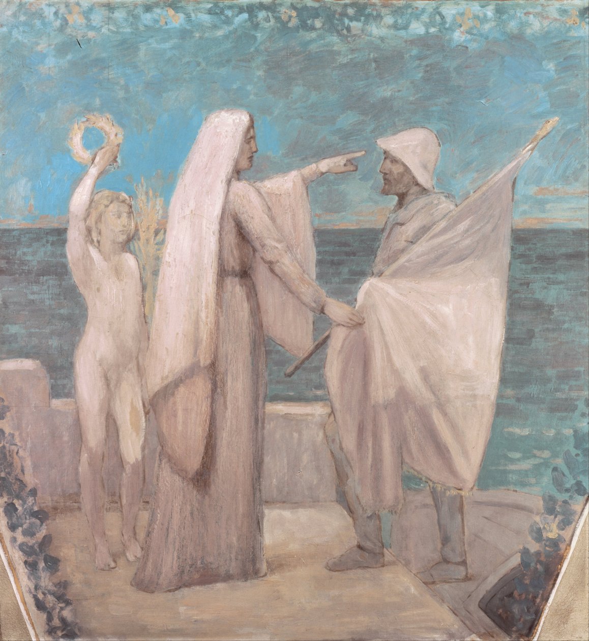 Studier för patriotism av Pierre Puvis de Chavannes
