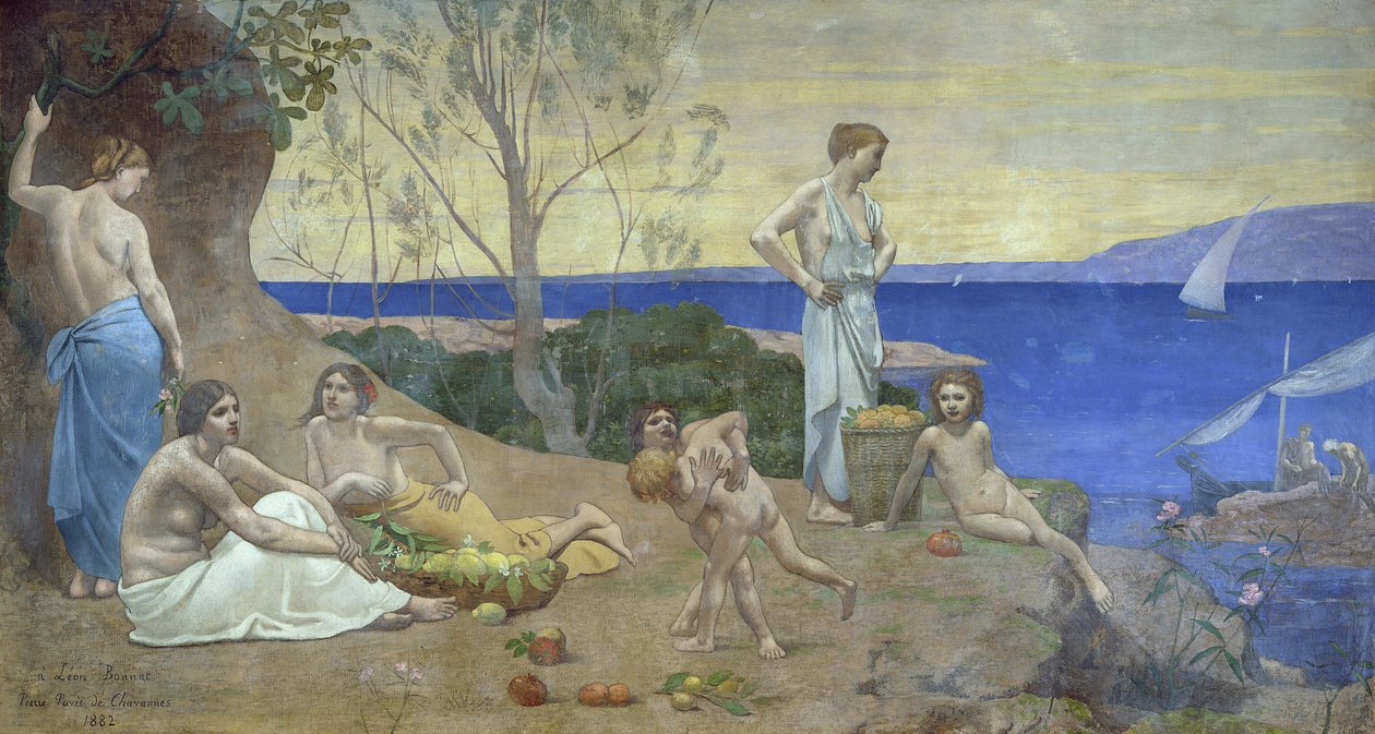 Söta landet, 1882 av Pierre Puvis de Chavannes
