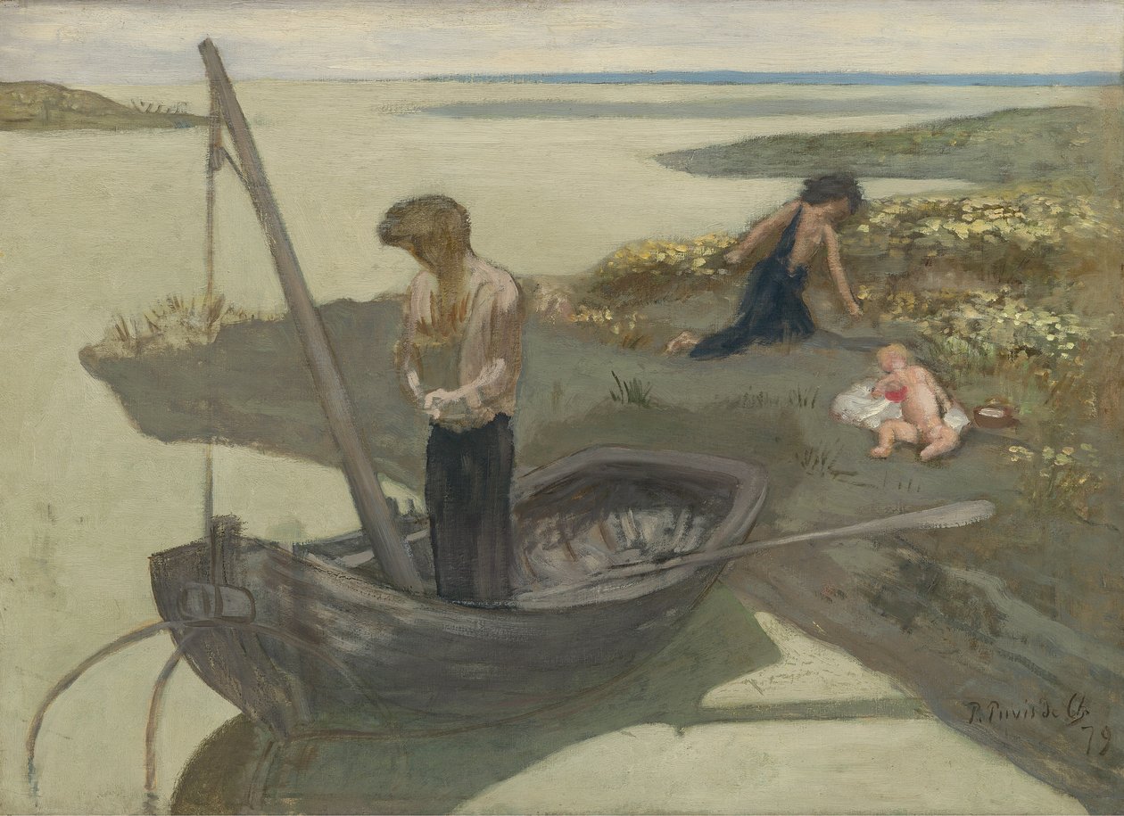 Sketch for „The poor fisherman“ av Pierre Puvis de Chavannes