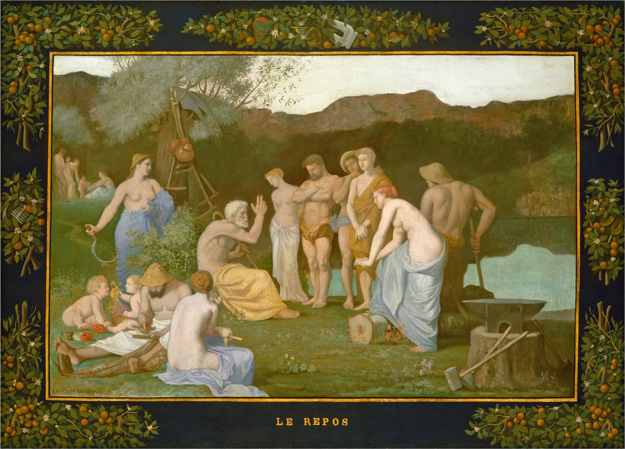 Vila, ca 1863 av Pierre Puvis de Chavannes