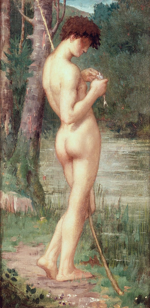 Den lilla fiskaren av Pierre Puvis de Chavannes
