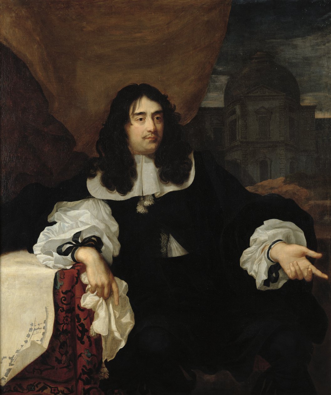 Porträtt av Antoine de Ratabon, 1660 av Pierre Rabon