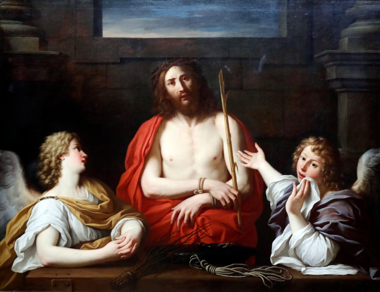 Se Man, detalj, 1736 av Pierre Subleyras