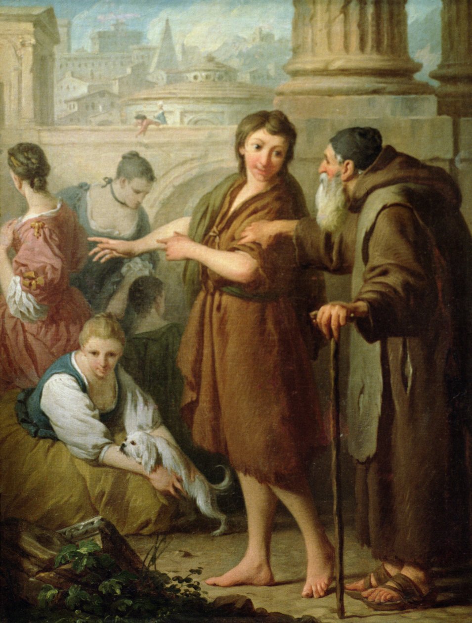 Broder Philippes gäss, ca 1732-36 av Pierre Subleyras