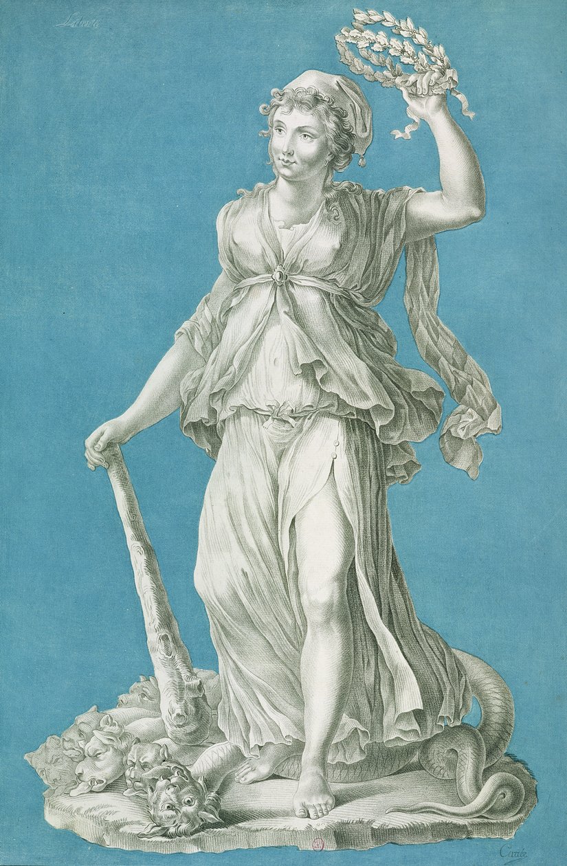 Liberty, c.1793 swed av Pierre Thomas Le Clerc