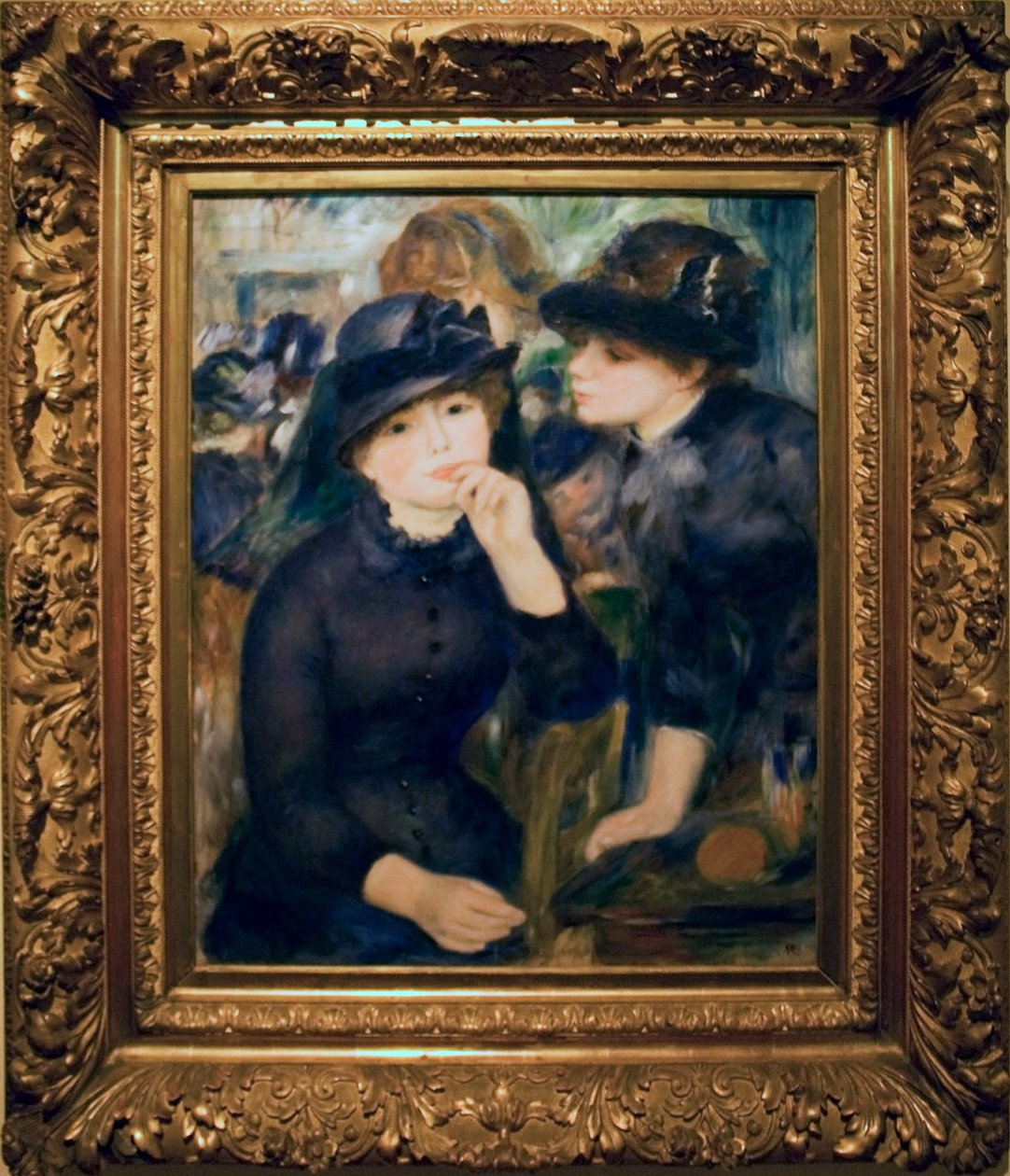  Girls in Blackn av Pierre Auguste Renoir