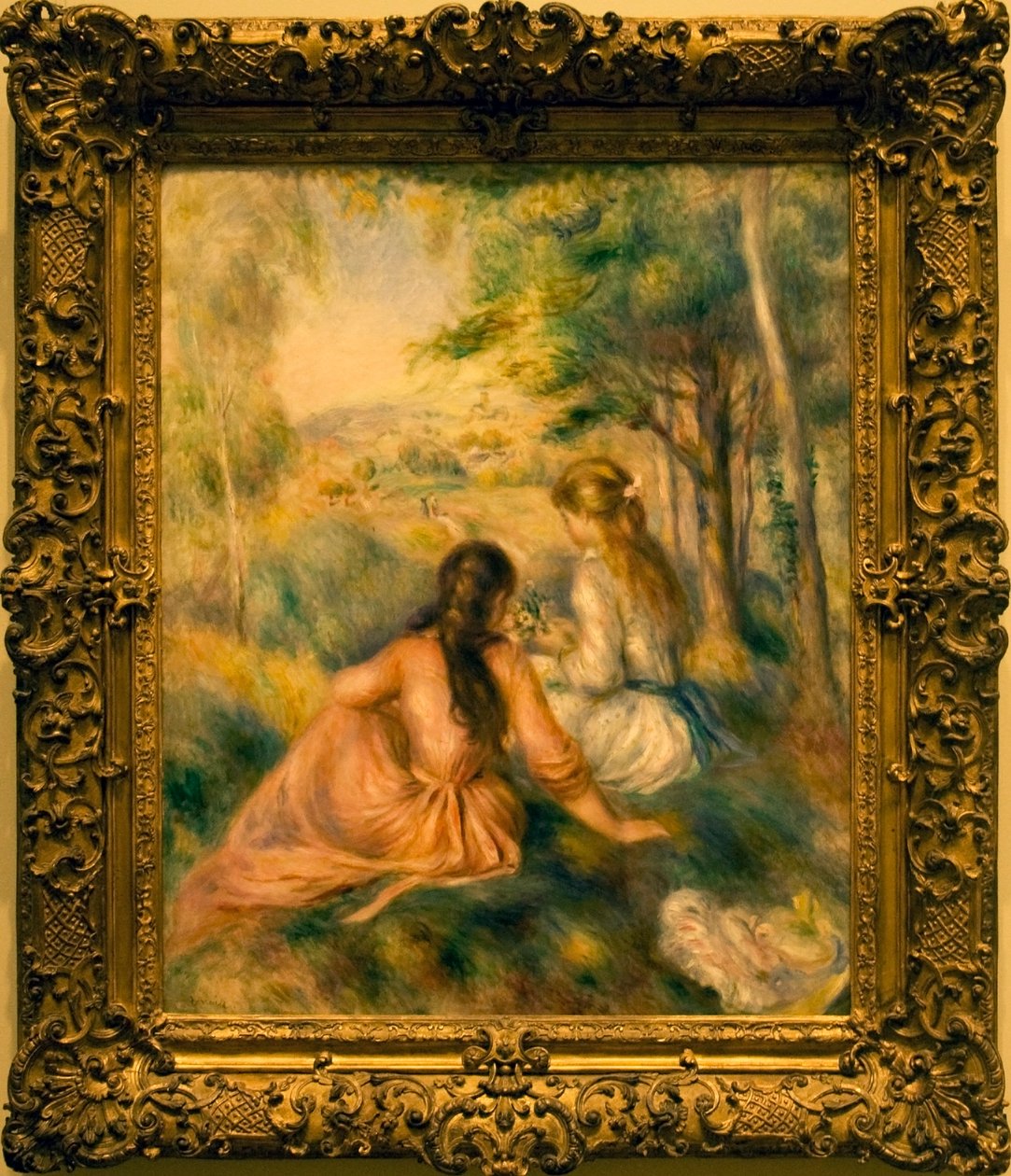  In the Meadown  av Pierre Auguste Renoir