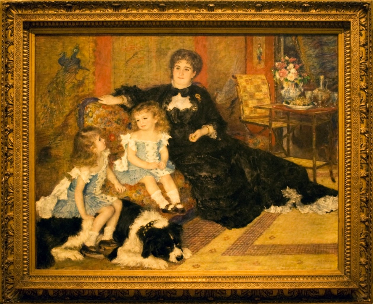  Mme Charpentier and Her Childrenn  av Pierre Auguste Renoir