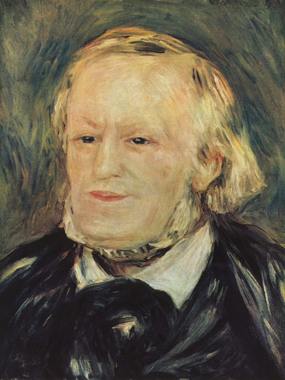  Portrat des Richard Wagnern  av Pierre Auguste Renoir