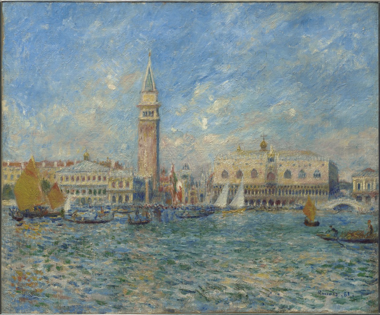 Dogepalatset, Venedig av Pierre-Auguste Renoir