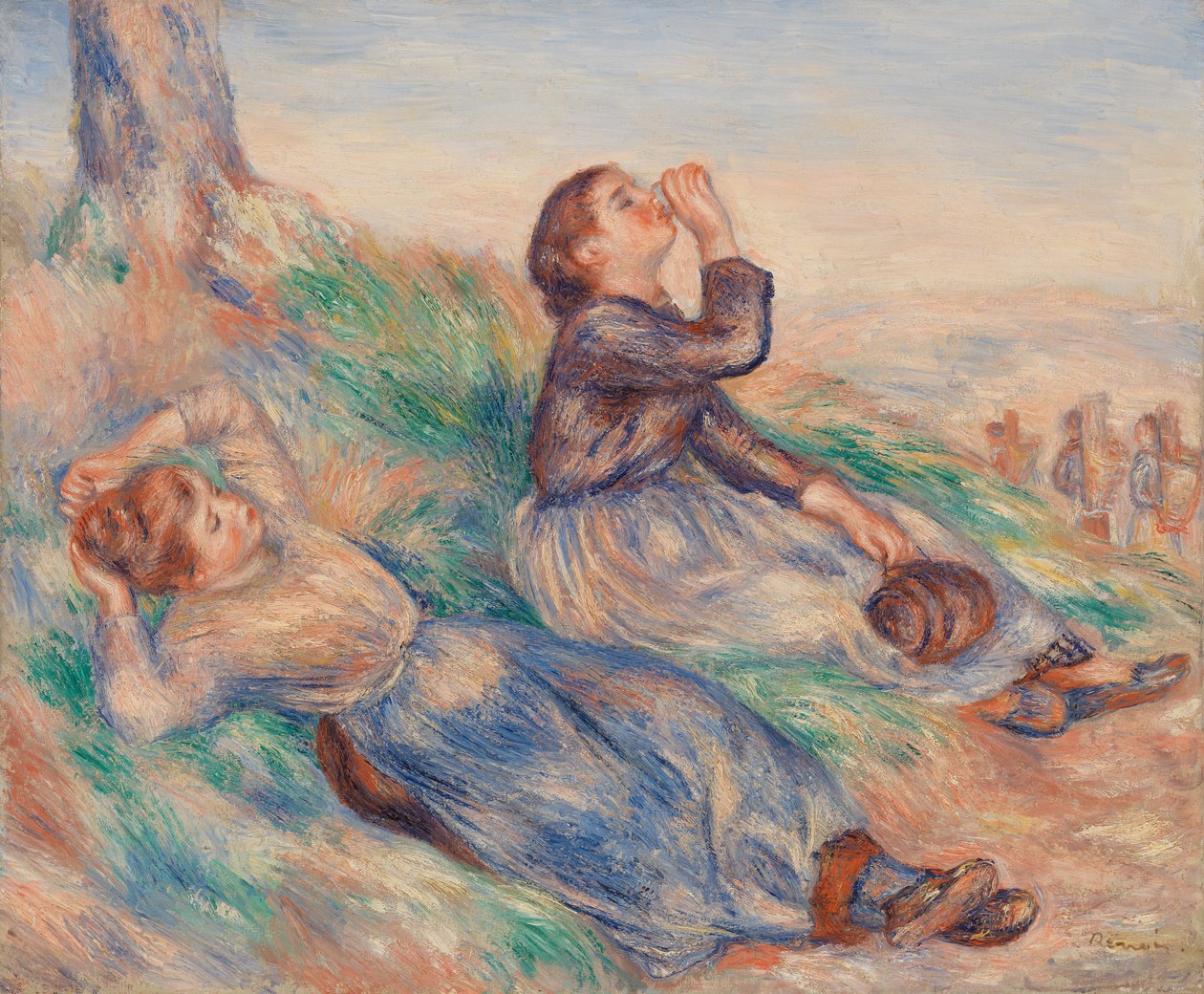 Druvsamlare (Vendangeuses) av Pierre-Auguste Renoir