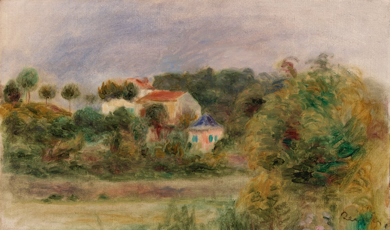 Hus i en park av Pierre-Auguste Renoir