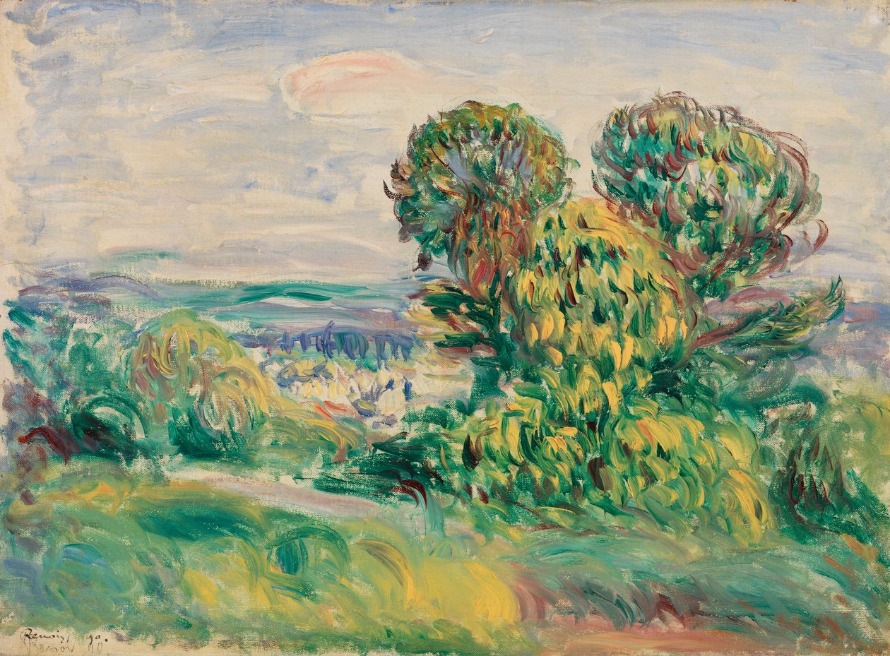 Landskap av Pierre-Auguste Renoir