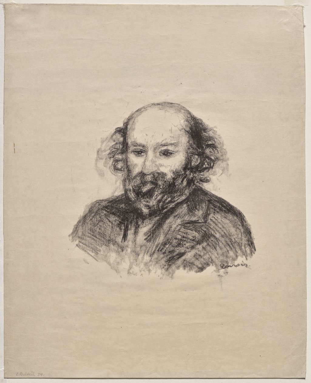 Paul Cézanne av Pierre-Auguste Renoir