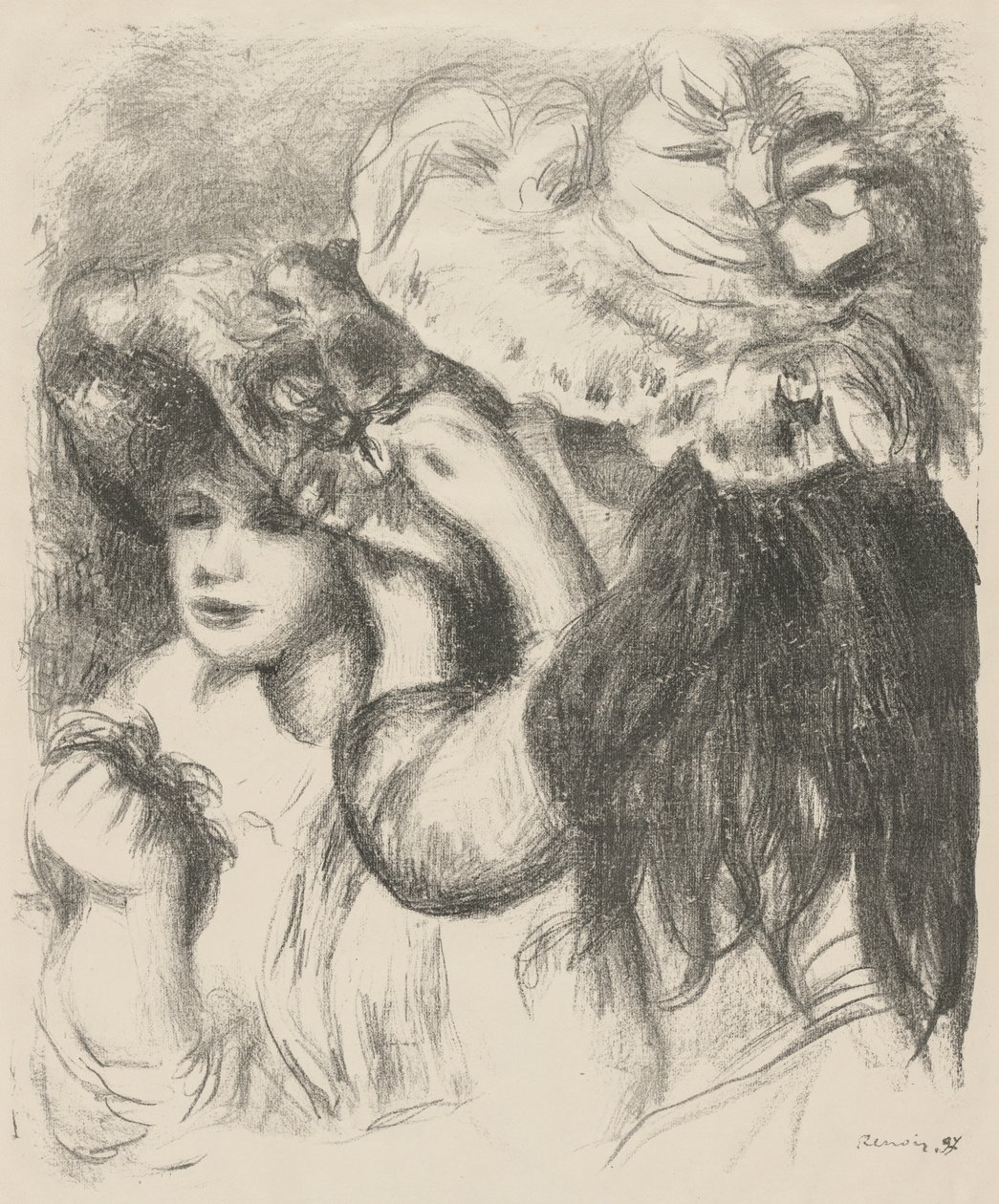 Fäst hatten av Pierre-Auguste Renoir