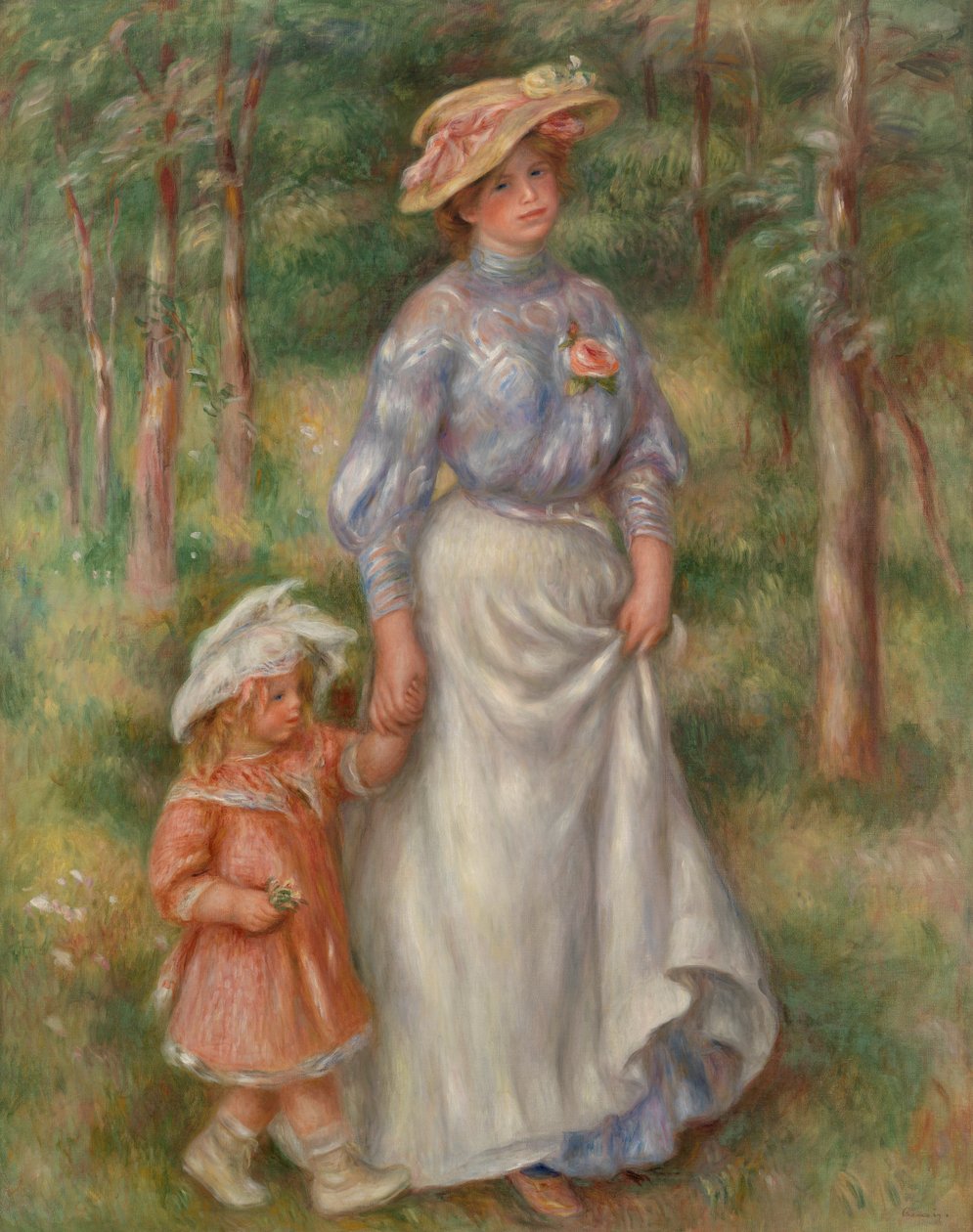 Promenade (La Promenade) av Pierre-Auguste Renoir