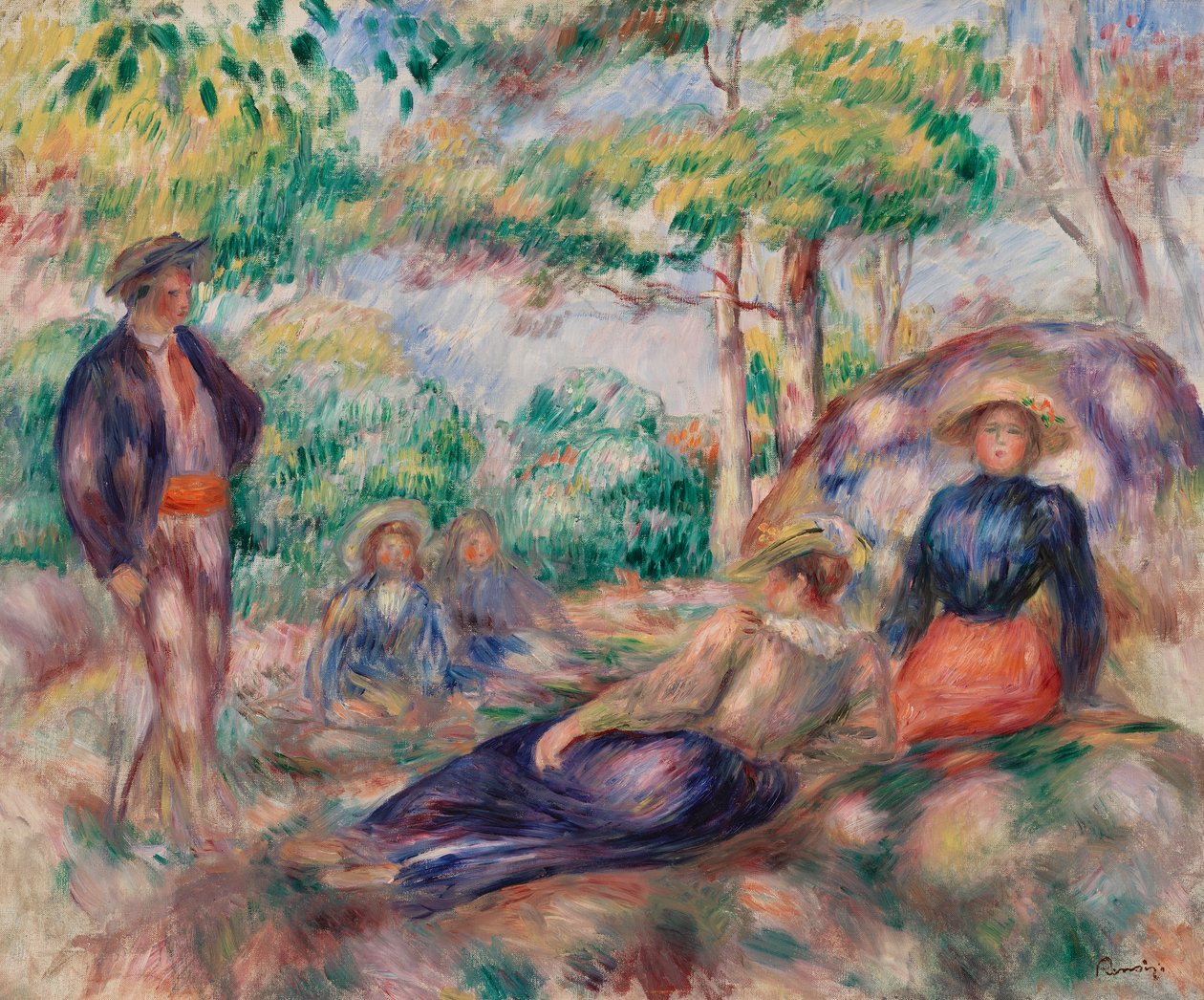 Vila i gräset av Pierre-Auguste Renoir