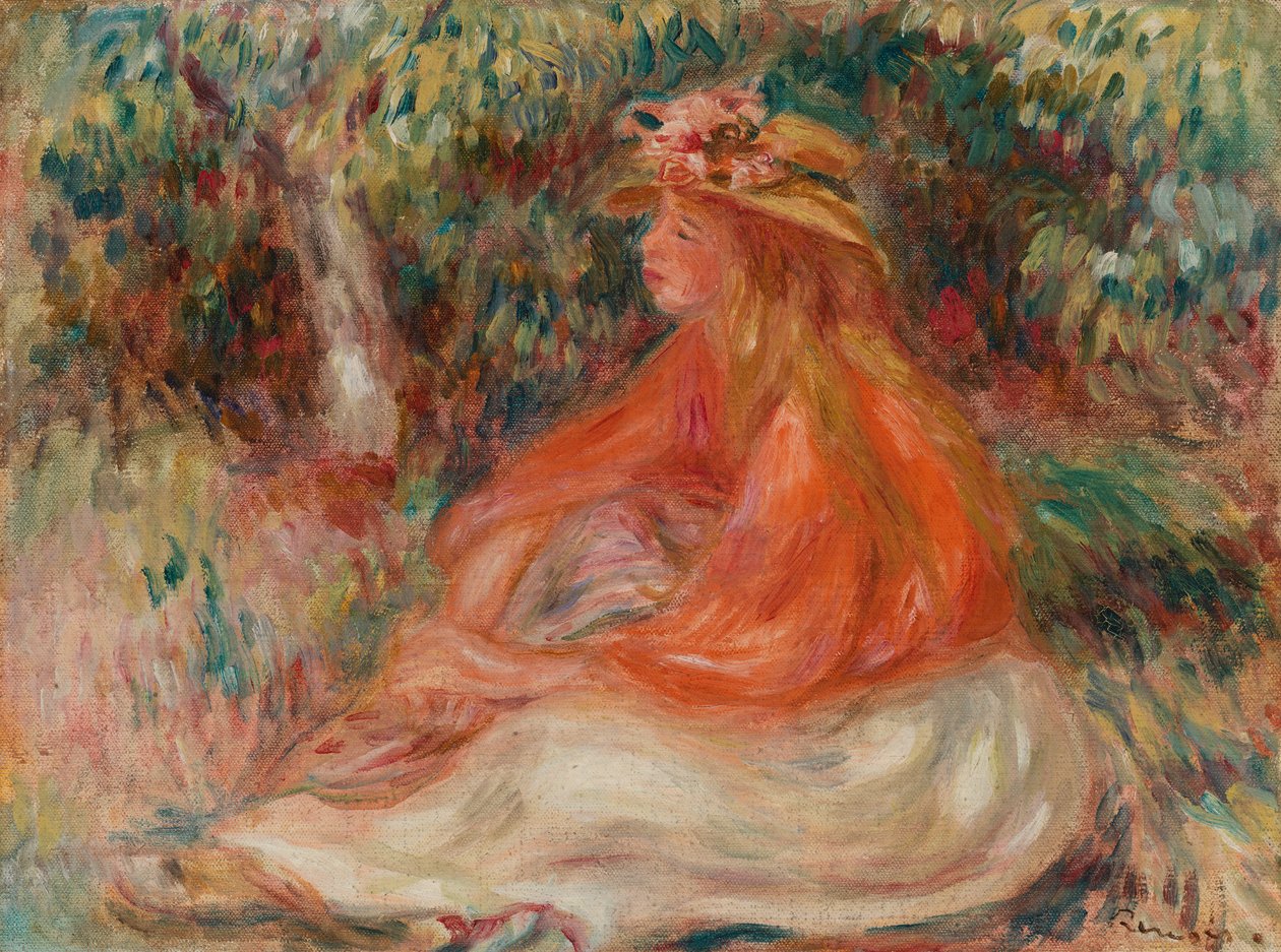 Sittande kvinna (Femme assise) av Pierre-Auguste Renoir