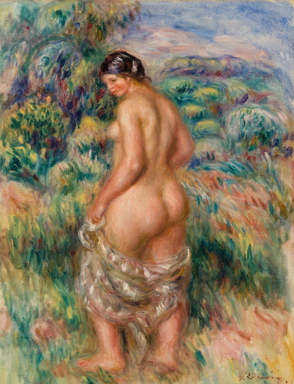 Stående Badare av Pierre-Auguste Renoir