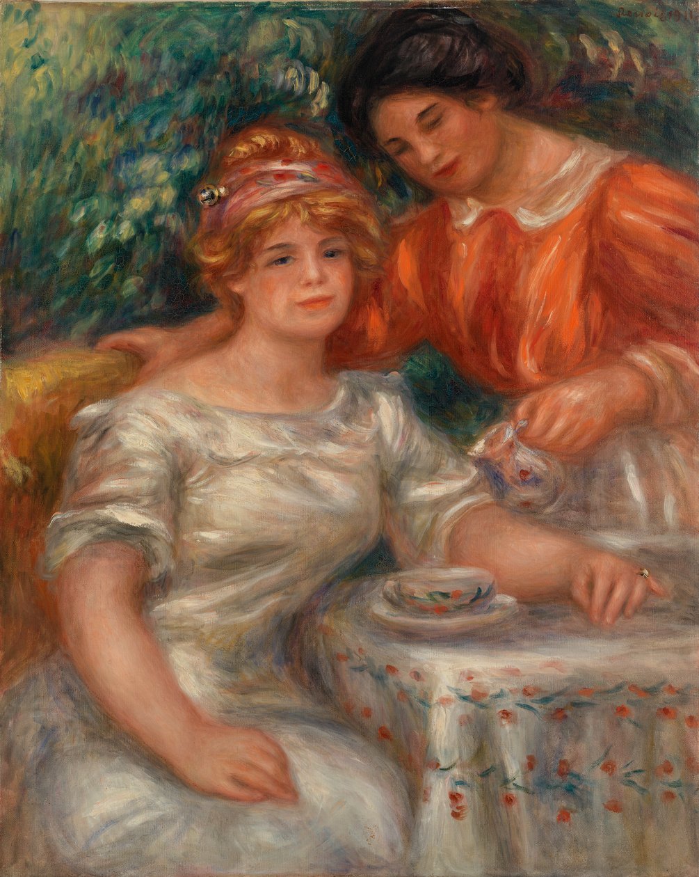 Dags för te av Pierre-Auguste Renoir