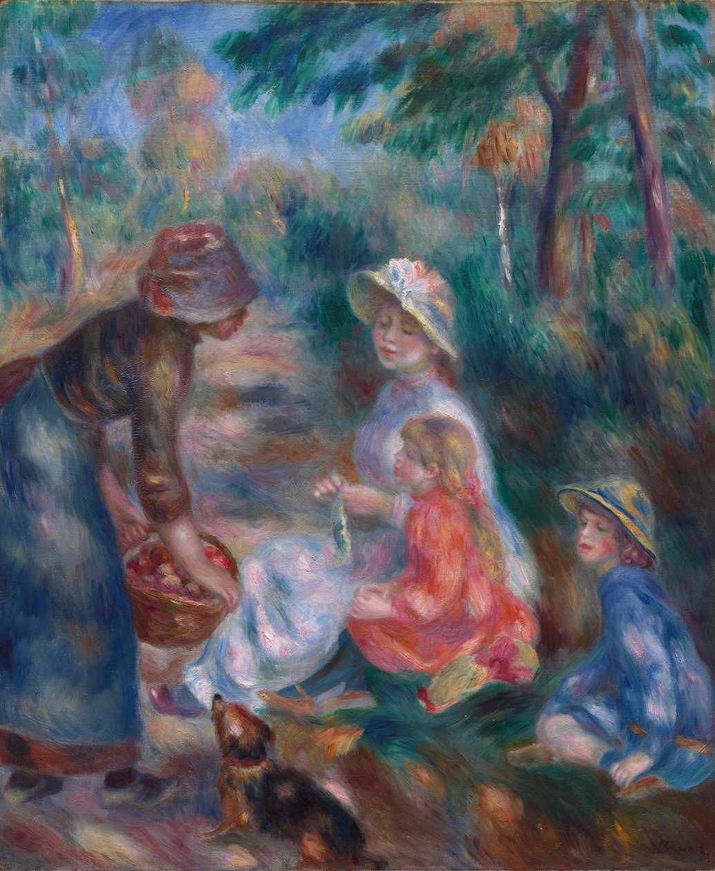Apple-säljaren av Pierre-Auguste Renoir